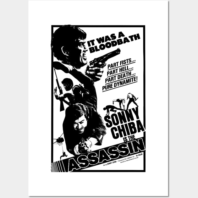 The assassin (black) Wall Art by The Video Basement